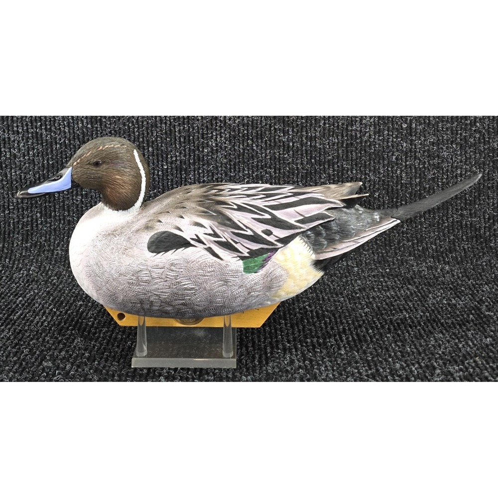 Vtg Ducks Unlimited Shooting Rig Collection Pintail Drake Decoy by Dick Rhode